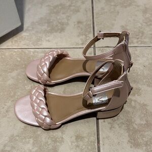 DV by Dolce Vita Light Pink Braided Kids Dress Shoes